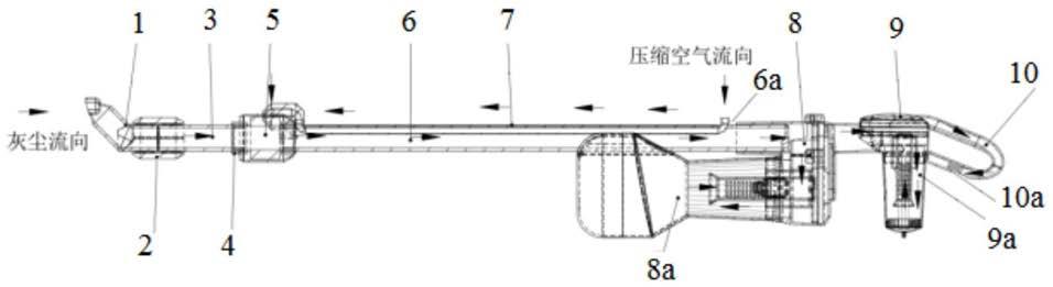 一种手持压缩空气吸尘装置的制作方法