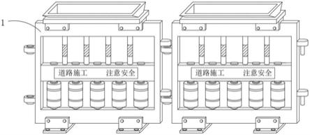 一种道路施工可调整的多用途隔离带的制作方法