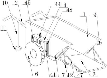 一种建筑工程施工场地内用转运小车的制作方法