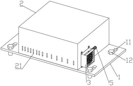 一种安装有主动散热结构的空调用控制器盒的制作方法