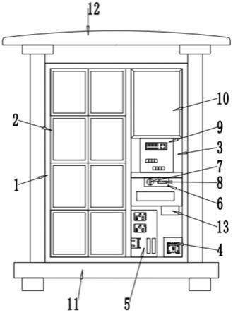 一种模块化组装共享租赁电池机柜的制作方法