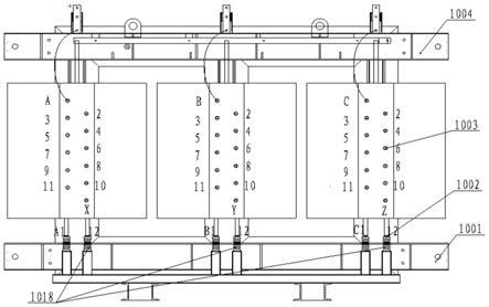 一种盾构机用多电压输出变压器结构及连接方法与流程