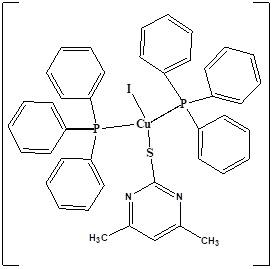 一种具有不可逆温致蓝绿光转红光高荧光量子产率铜配合物的制备方法