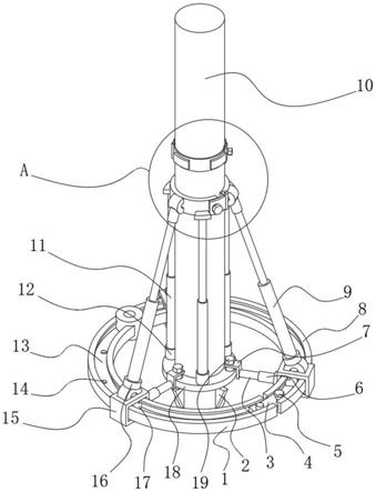 一种电力建设线杆防倾斜辅助矫正维护装置的制作方法