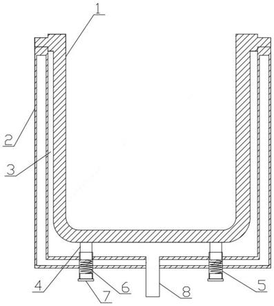 分体式组合石英坩埚模具的制作方法