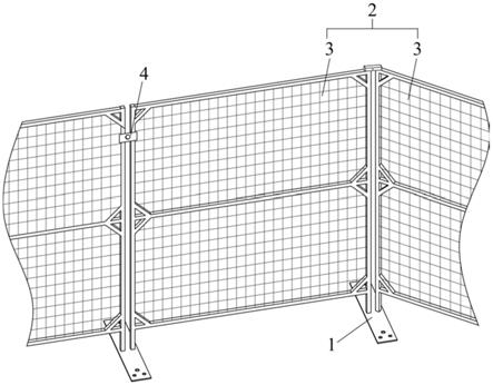 一种组合式封控隔离护栏的制作方法