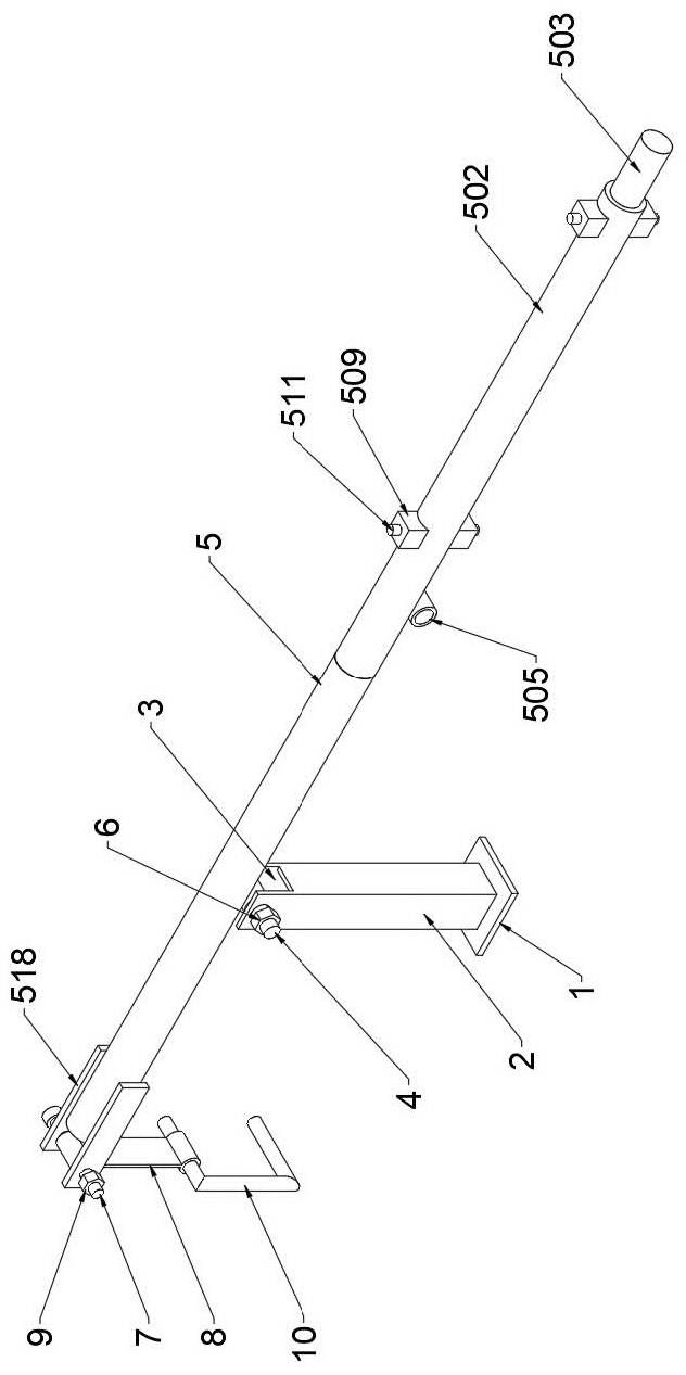 一种便携式示警桩取出器的制作方法