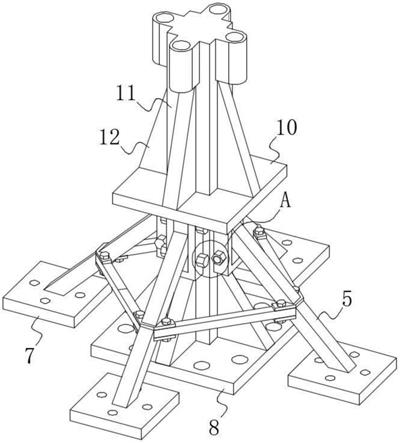 一种塔吊预埋腿固定装置的制作方法