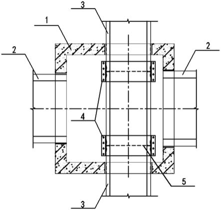 用于新建检查井时现状交叉管道的临时保护构造的制作方法