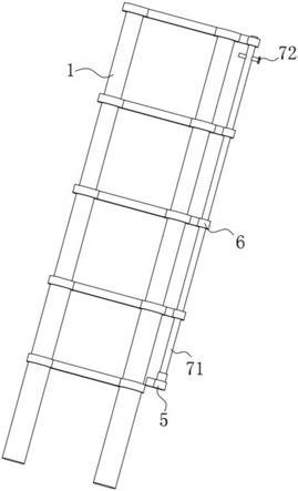 一种机电安装用的便携式可伸缩爬梯的制作方法