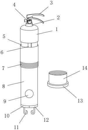 一种应用于电器设备的全氟己酮灭火剂储存罐的制作方法