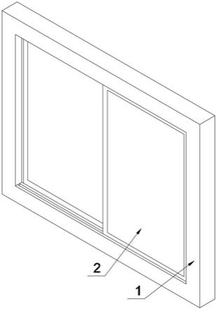 一种带有隐藏式排水结构的铝合金门窗的制作方法