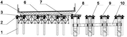 一种桥梁上部结构多轨道平移施工系统的制作方法