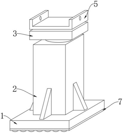 一种立式加工设备使用的集成式立柱的制作方法