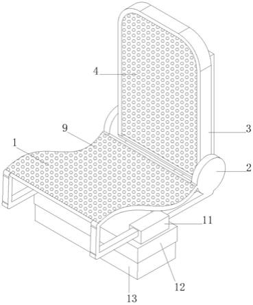 一种热塑连续纤维型便于拆装的汽车座椅骨架机构的制作方法