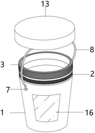 一种防泄漏安全型涂料桶的制作方法