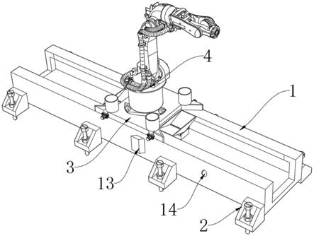 一种具有轨道清理功能的机器人第七轴滑台的制作方法