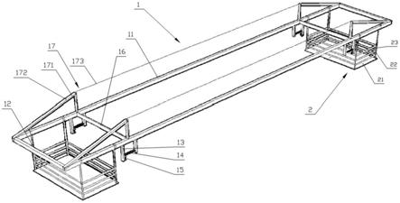 一种钢结构雨棚施工平台的制作方法