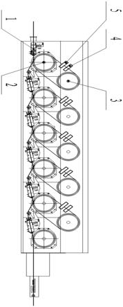一种控制干拉拉拔钢丝线温的双卷筒拉丝装置的制作方法
