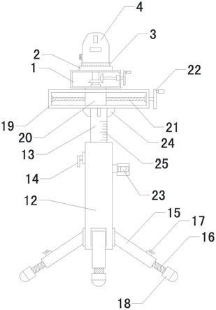 一种建筑施工用多向激光投线仪的制作方法