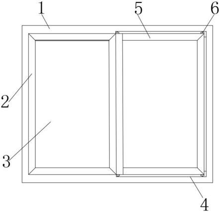 一种防跌落铝塑木门窗的制作方法