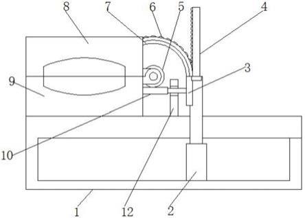 用于转动风力涡轮叶片模具的铰链臂结构的制作方法