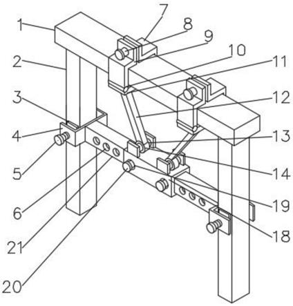 一种建筑工程框架梁加固装置的制作方法