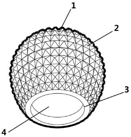 一种针刺滚轮球体的制作方法