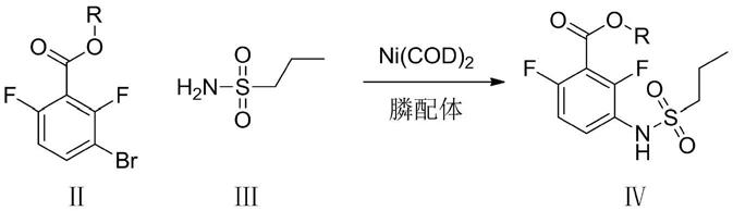 一种合成2,6-二氟-3-丙基磺酰胺基苯甲酸的新方法与流程