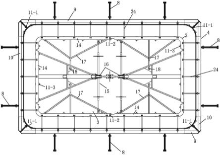 一种超大断面矩形顶管管节现场预制装置的制作方法