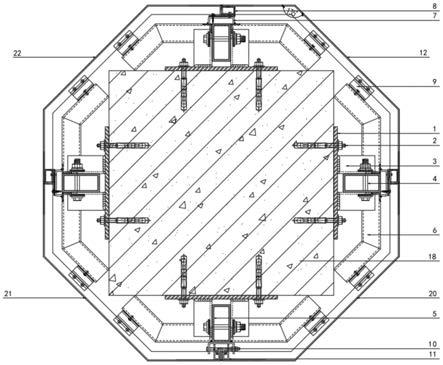 一种仿古建筑八角柱金属面板快速安装系统的制作方法