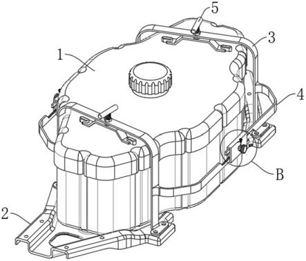 一种汽车散热器膨胀水箱支架总成设备的制作方法