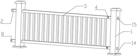 一种装配式建筑轻钢结构围墙的制作方法