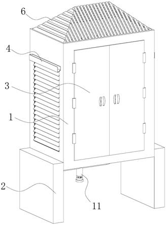 一种具有防雨水功能的高效散热配电柜的制作方法