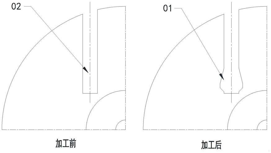 一种汽车空调压缩机转子消气槽铣刀的制作方法