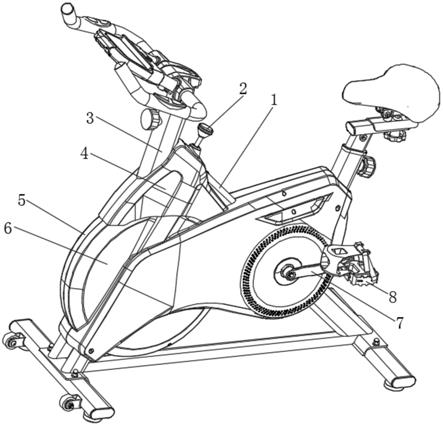 一种磁控动感单车的制作方法