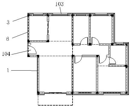 一种钢框架结构一体悬挂墙装配式建筑的制作方法