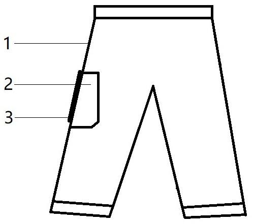 一种尿袋便携式病号裤