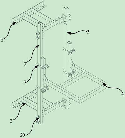 一种用于施工升降机的滑动式水平附墙装置的制作方法