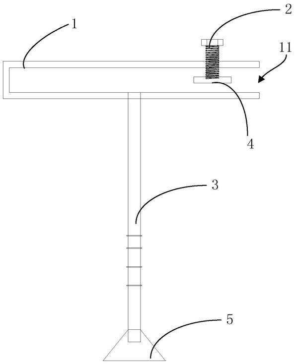 便捷式楼板施工马道支架的制作方法