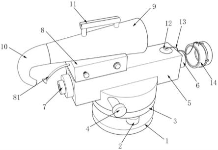 一种桥梁修建用水平测量设备的制作方法