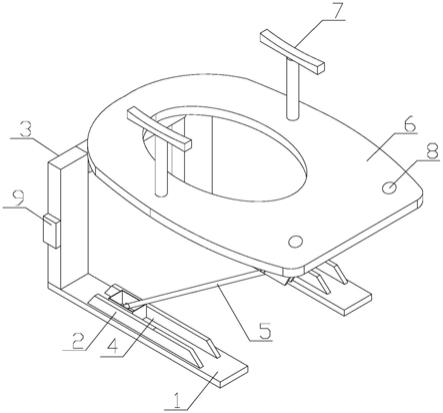 一种用于老年人的马桶圈升降器