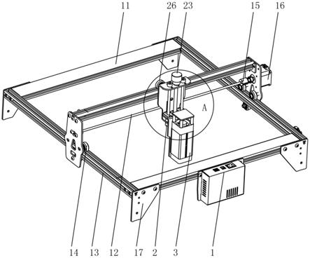 一种激光雕刻机桌面模组固定装置的制作方法