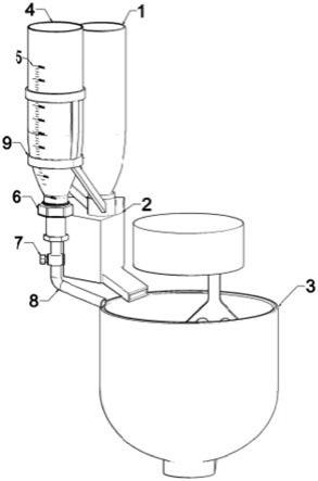 一种水泥胶砂搅拌机给水装置