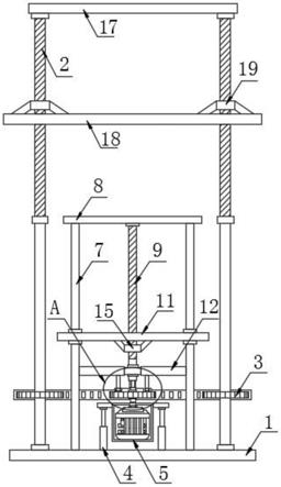 一种用于房屋建筑施工的安全升降机的制作方法