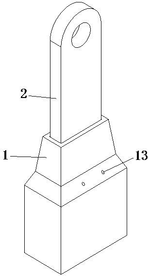 一种建筑垃圾破碎机的锤头的制作方法