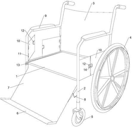 一种便于肌肉注射的轮椅的制作方法