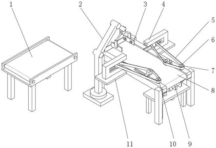 用于纸盒搬运的吸嘴式桁架机械手自动上料装置的制作方法