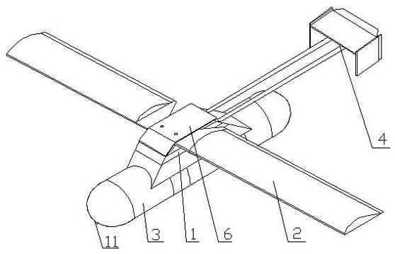 折叠弹翼滑翔式灭火弹的制作方法
