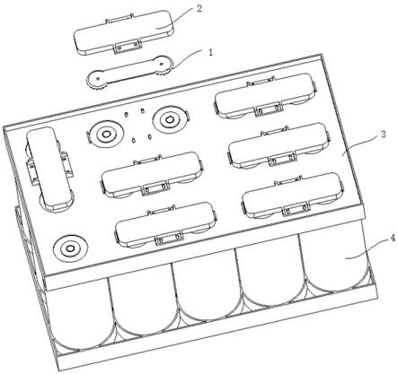一种电池模组的免焊接电芯连接组件及其电池模组的制作方法